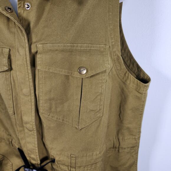 Duluth Trading Women's Rootstock Gardening Tunic Vest Olive Green Large Utility - Picture 9 of 16